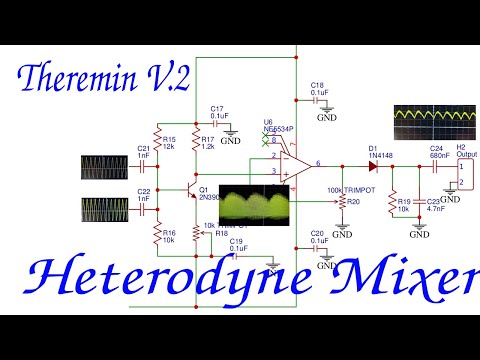 Heterodyne Mixer for the Theremin V.2