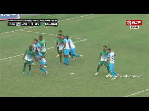 SUMMARY: Manta FC 3 Club 7 de Febrero 0 | First Phase - First Leg / Ecuador Cup Ecuabet
