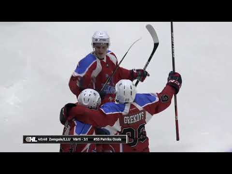 Optibet hokeja līga: HK Zemgale/LLU - HK Mogo/LSPA. Spēles labākie momenti (18.11.2020)