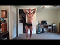 Physique update. Posing practice and bodybuilding