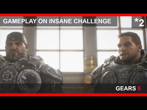 Gears 5 Gameplay Part 2 (Story walk-through on Insane difficultly & Co-op) ~ No Commentary