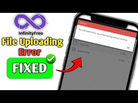 Infinityfree File Upload Error Problem Solved