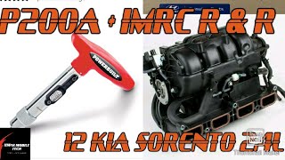 2012 KIA SORENTO 2.4L DTC P200A TSB HELP AND INTAKE MANIFOLD REPLACEMENT ( KOREAN CAR )