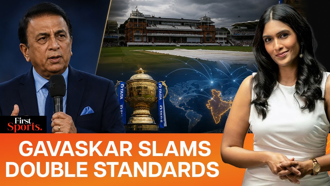 Gavaskar Slams IPL Critics After Lord’s Pitch Disaster | First Sports With Rupha Ramani
