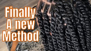 Make your passion twists last for months !! No rubber band , no glue