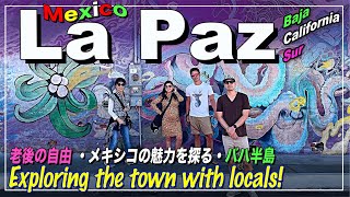 [🇲🇽 La Paz, México Feb 2025] 老後生活に優しい街 | Explore the town with locals | Puppy’s swimming debut!