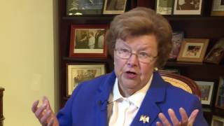Interview with Sen. Barbara Mikulski