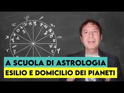 A SCUOLA DI ASTROLOGIA: ESILIO E DOMICILIO DEI PIANETI