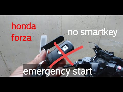 smartkey honda forza emergency id code (en) Chiave d'emergenza a codice