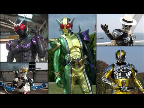 Kamen Rider Double Riders Henshin and Finisher (Double - Joker)