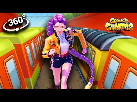 K-Pop Demon Hunters in Subway Surfers in 360° VR