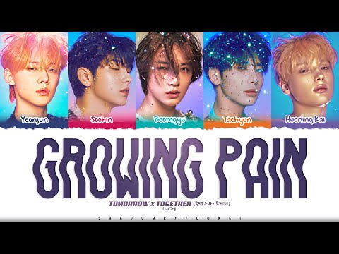 TXT (투모로우바이투게더) 'Growing Pain' Lyrics [Color Coded Han_Rom_Eng] | ShadowByYoongi
