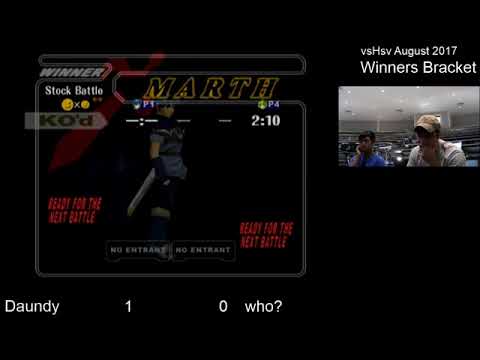 vsHsv Aug 2017 - Daundy (Marth) vs who? (Peach) - SSBM