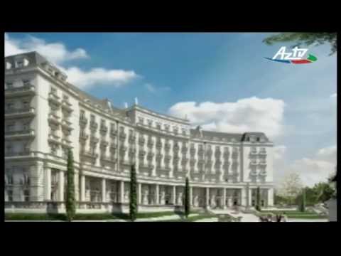 Reportage about Baku White City. AzTV