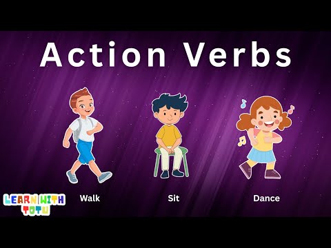 Actions Words for Kids | Learn Action Verbs | Kids Vocabulary
