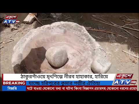 ঠাকুরগাঁওয়ে মৃৎশিল্পে নীরব হাহাকার, হারিয়ে যাচ্ছে হরিপুরের কুমার পল্লীর ঐতিহ্য