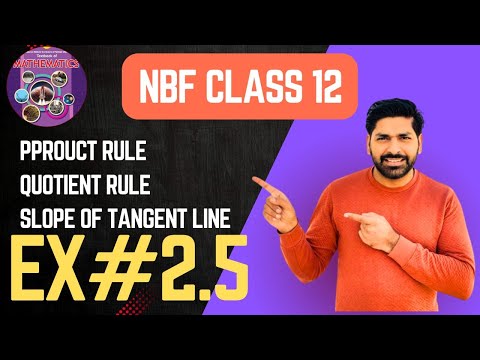 12TH CLASS MATH NBF EX#2.5 | CH#2 LIMITS, CONTINUITY AND DERIVATIVES | 12TH NEW BOOK 2025 FBISE