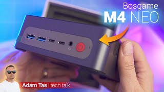 Bosgame M4 Neo Review – Cheapest Mini-PC with USB4 & OCuLink Gaming Expansion!