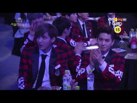 140123 서울가요대상 EXO 깨알cut