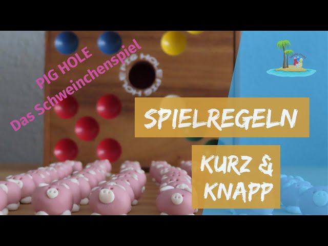 Vídeo relacionado con LOGOPLAY Original Funny Pigz - Big Hole - Juego de Dados - Juego de Mesa - Juego de Mesa de Madera Marrón