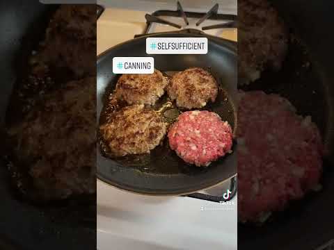 Canning Hamburger Patties
