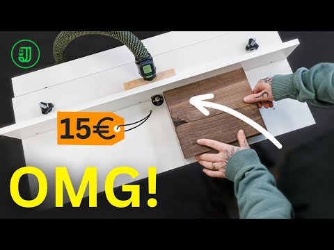 Für nur 15 EURO: So baust du dir einen MOBILEN PROFI-FRÄSTISCH! | Jonas Winkler