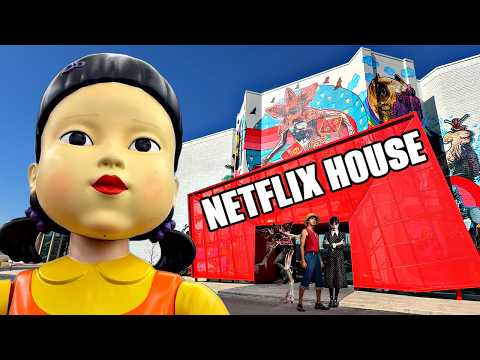 Netflix House Philadelphia Insane FPV Drone Tour | Experience Wednesday, One Piece & More
