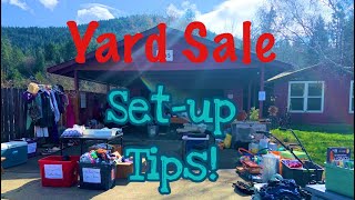 Garage Sale: Set up & Tips // How to Set Up Your Yard Sale to Make Money for your Homestead in 2020