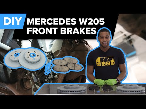 Mercedes-Benz W205 C300 Front Brake Replacement (2015-2018 W205 C300)