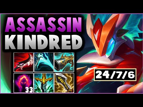 Duskblade Assassin Kindred Has Crazy High Damage! Invisible Assassin Kindred! - League Of Legends