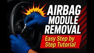 DIY Nissan Car Truck Airbag Module Removal Made Easy! | #fullvideo