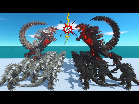 Growing Mechagodzilla 2021 vs Dark Itself Size Comparison - Animal Revolt Battle Simulator