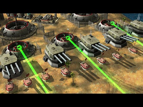 USA BOSS 1 vs 7 GLA Toxin Command & Conquer Generals Apocalyptic