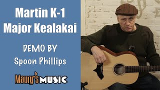 Video thumbnail for Martin Guitar K-1 Major Kealakai - DEMO by Spoon Phillips by Maury's Music