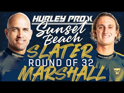 Kelly Slater vs Jake Marshall | Hurley Pro Sunset Beach 2023 - Round of 32 Heat Replay