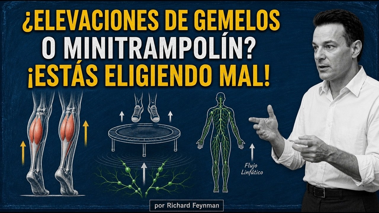 Elevar los Talones vs Minitrampolín: ¿Qué Mueve Más Tu Linfa Tras los 60? | Richard Feynman