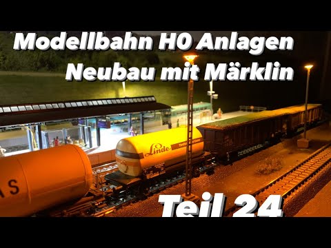 Modellbahn h0 Anlagen Neubau mit Märklin Teil 24: Lichtes Dunkel