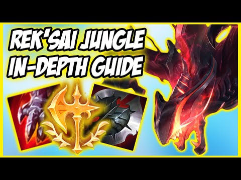 GUIDE ON HOW TO PLAY REK'SAI JUNGLE IN SEASON 10 - INCREDIBLE EARLY GAME GANKS - League of Legends