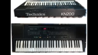 Video thumbnail for Technics KN 200 (DEMO songs) by Keyboards - review - repair