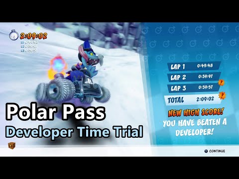 CTR Nitro-Fueled Developer Time Trials #11: Polar Pass (2:09:02)