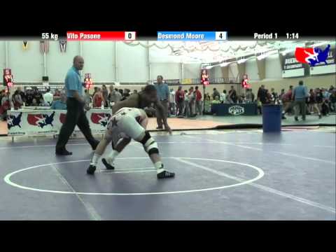 Vito Pasone vs. Desmond Moore at 2013 ASICS University Nationals - FS