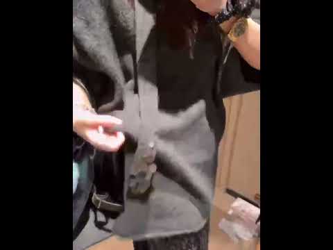 飄帶五分袖寬鬆毛衣上衣