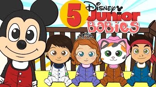 🌟 FIVE LITTLE BABIES 🌟 Cartoon children characters | Nursery Rhymes | Cartoons for Kids