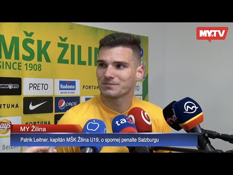 Patrik Leitner, kapitán MŠK Žilina U19, o spornej penalte Salzburgu
