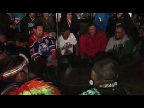 Dakota Hotain singers 2017 at Fort Totten Powwow