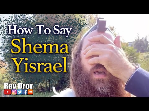 How to Say the Shema in Hebrew [All Sections] Shema Yisrael, Hear Oh Israel- Rav Dror Moshe Cassouto