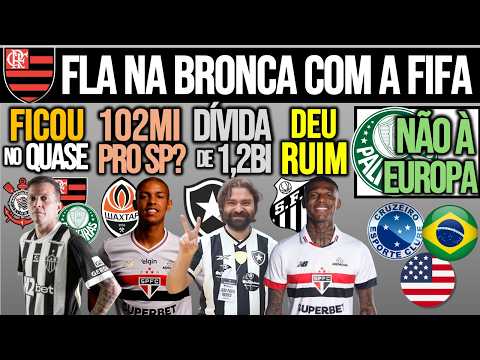OFERTA DE 102MI AO SP? 3 TENTARAM BERNARD| VERDÃO RECUSA EUROPA| FLA x FIFA| ARBOLEDA, BOTA, ZÊRO+