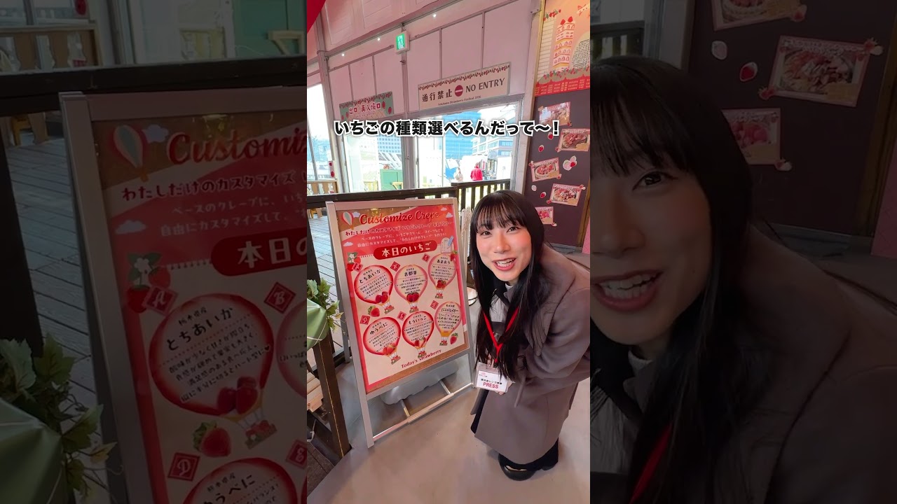今年も開催！いちごの祭典🍓#PR #赤レンガ倉庫 #ヨコハマストロベリーフェスティバル #赤レンガ
