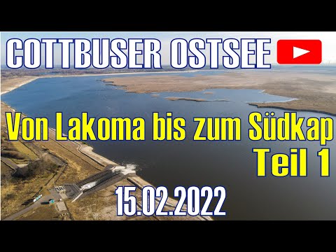 Cottbuser Ostsee von Lakoma bis zum Südkap- Teil 1 - Am Einlaufbauwerk in Lakoma - 15.02.2022
