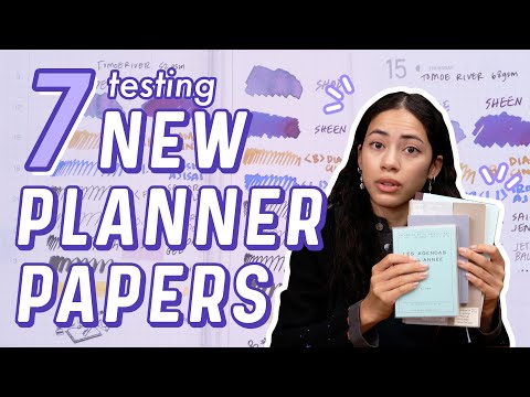 We Tested 7 New Planner Papers So You Don't Have To!!